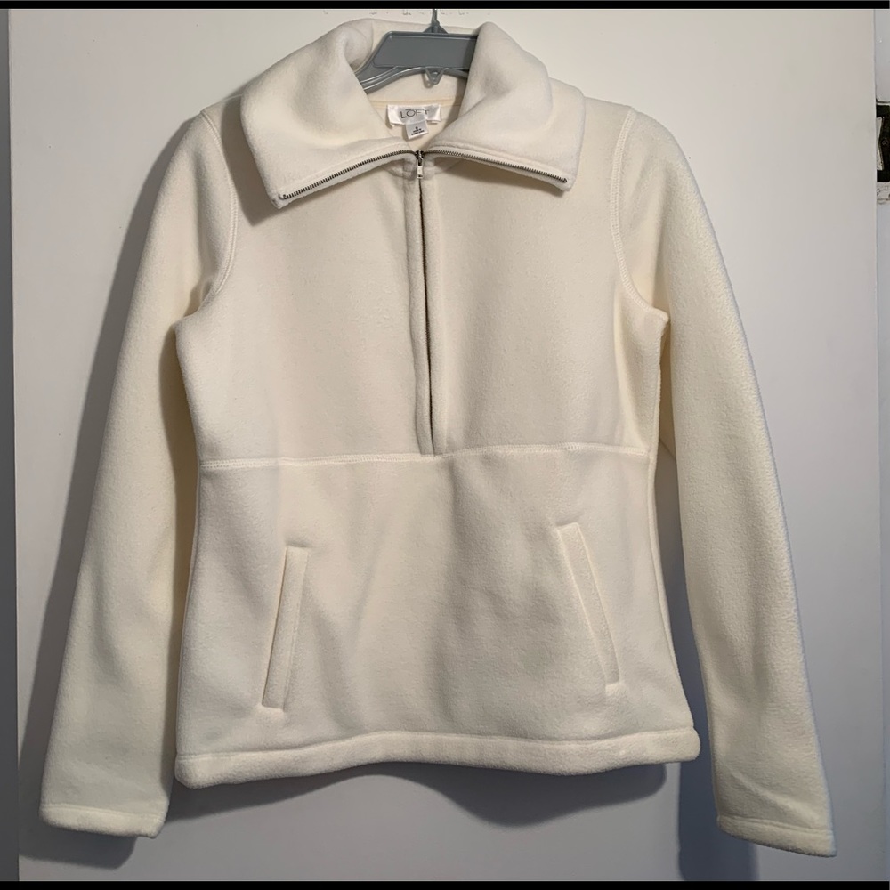 Ann Taylor Loft Fleece Pullover Size Small NWT
